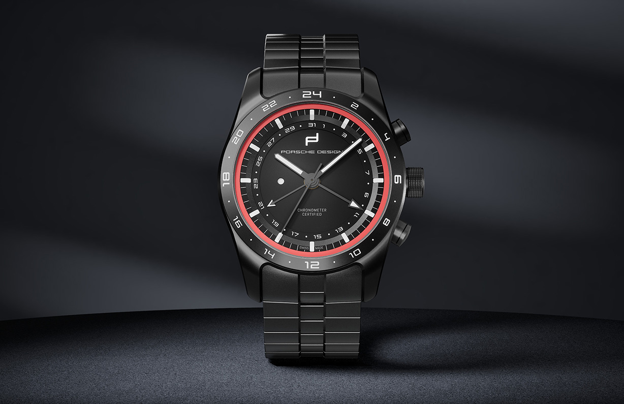 PORSCHE DESIGN Custom Globetimer Watch - Titanium Band : Suncoast